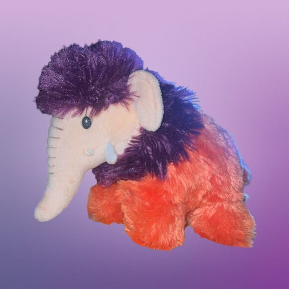 Mammoth Plush Kane Miller The Curious Case Of The Missing Orange Purple 10” - Picture 2 of 6